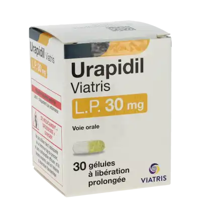 Urapidil Viatris Lp 30 Mg, Gélule à Libération Prolongée à POITIERS