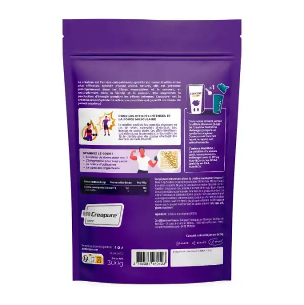 Nutri&co Créatine Poudre Sachet/300g