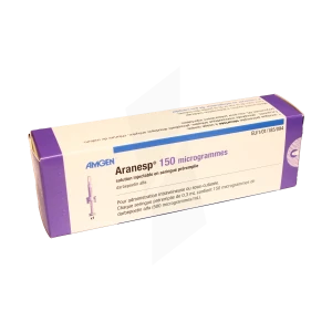 Aranesp 150 Microgrammes, Solution Injectable En Seringue Préremplie