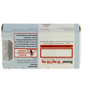 Riamet 20 Mg/120 Mg, Comprimé