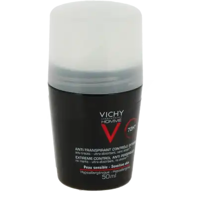 Vichy Homme Déodorant Anti-transpirant Bille/50ml à Crocq