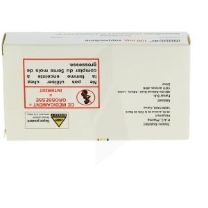 Indocid 100 Mg, Suppositoire