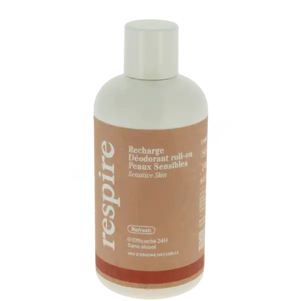 Respire Déodorant Peaux Sensibles Roll-on Recharge/150ml