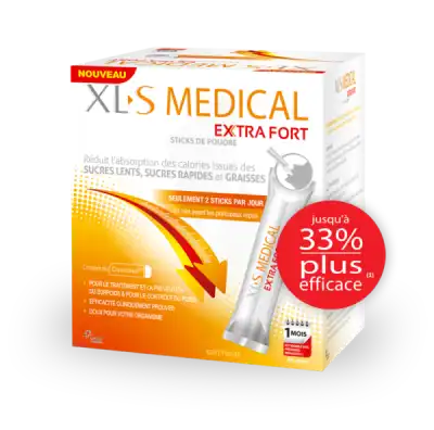 Xls Médical Poudre Extra Fort 90 Sticks à LORMONT