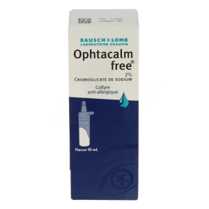 Ophtacalmfree 2 %, Collyre En Solution