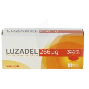 Luzadel 266 Microgrammes, Capsule Molle