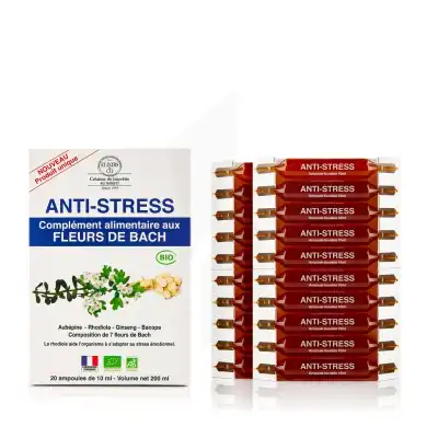 Elixirs & Co Anti-stress Solution Buvable 20ampoules/10ml à JOINVILLE-LE-PONT