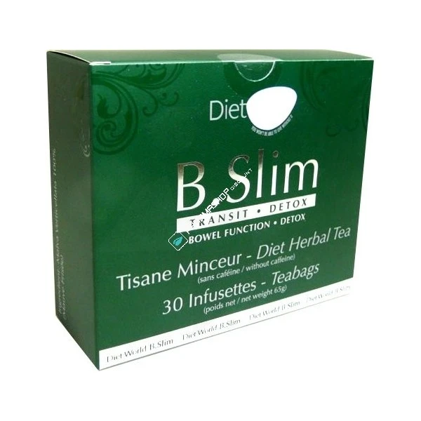 Diet World tisanes minceur b.sLIM transit detox 30 infusettes 65 g
