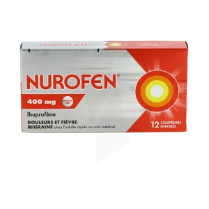 Nurofen 400 Mg Comprimés Enrobés Plq/12