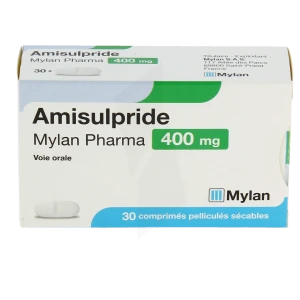 Amisulpride Viatris 400 Mg, Comprimé Pelliculé Sécable