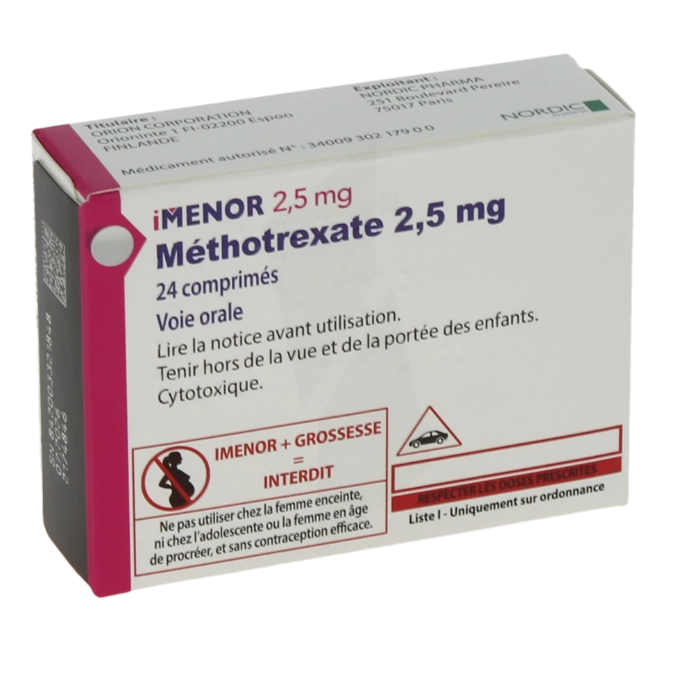 Imenor 2,5 Mg, Comprimé