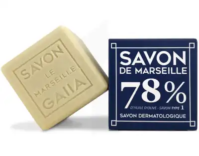 Gaiia Savon De Marseille Surgras Naturel Bio Olive Type 1 250g à LIVRON-SUR-DROME