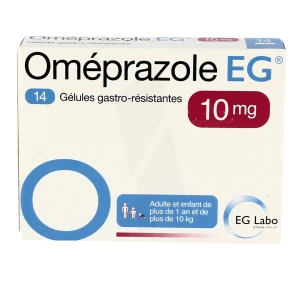 Omeprazole Eg 10 Mg, Gélule Gastro-résistante
