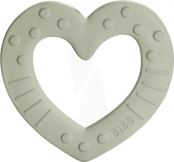 Anneau De Dentition Baby Bitie Heart Sage