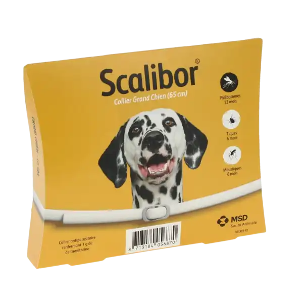 Scalibor Collier Grand Chien, Collier Médicamenteux