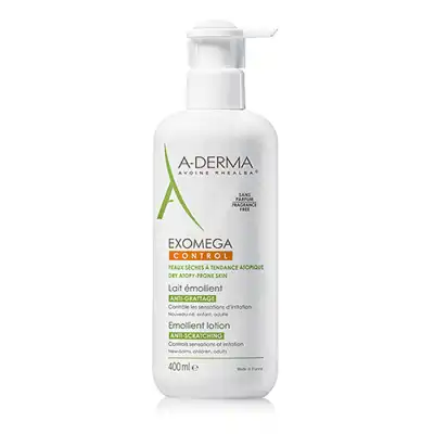 Aderma Exomega Control Lait émollient Pompe 400ml à Dreux