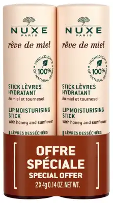 Nuxe Reve De Miel Stick Lèvres Hydratant Lot/2x4g à Saint-Maximin