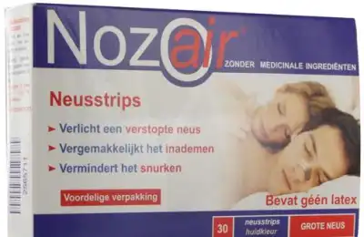 NOZOAIR BANDELETTE, grand nez, bt 10
