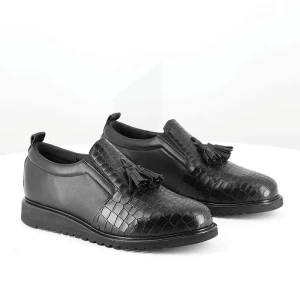 Gibaud Moneglia Chaussure Noir Crocco P35