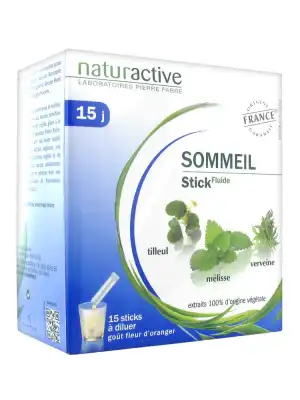 Naturactive Fluide Stick Sommeil, Bt 15 à SENNECEY-LÈS-DIJON