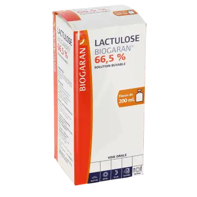 LACTULOSE BIOGARAN 66,5 %, solution buvable