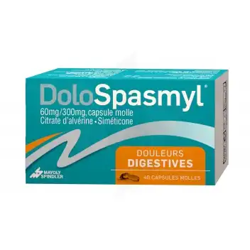 DOLOSPASMYL 60 mg/300 mg Caps molle Plq PVC/Alu/40