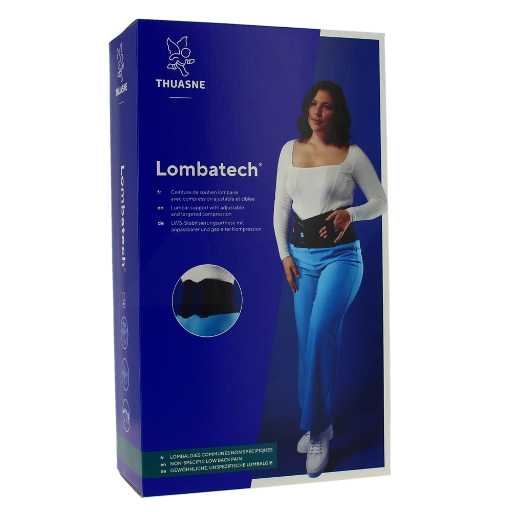 Thuasne Lombatech Ceinture Lombaire Hauteur 21cm Taille 3