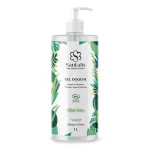 Santalis Dermo Gel Douche Aloe Vera Bio Fl Pompe/1l