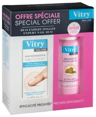 Vitry Nail V Ongles RÉparateur Pro Expert Fl/10ml+dissolvant à Paris