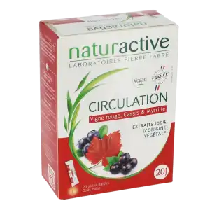 Naturactive Phytothérapie Fluides Solution Buvable Circulation 20 Sticks/10ml à Saint-Priest