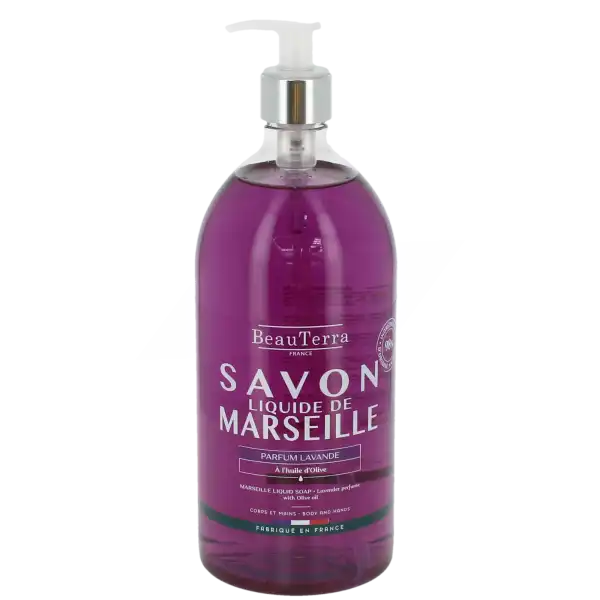 Beauterra - Savon De Marseille Liquide - Lavande 1l