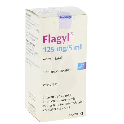 Flagyl 125 Mg/5 Ml, Suspension Buvable à LE LAVANDOU