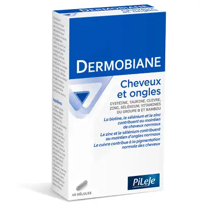 Pileje Dermobiane Cheveux & Ongles 40 Gélules à Hendaye