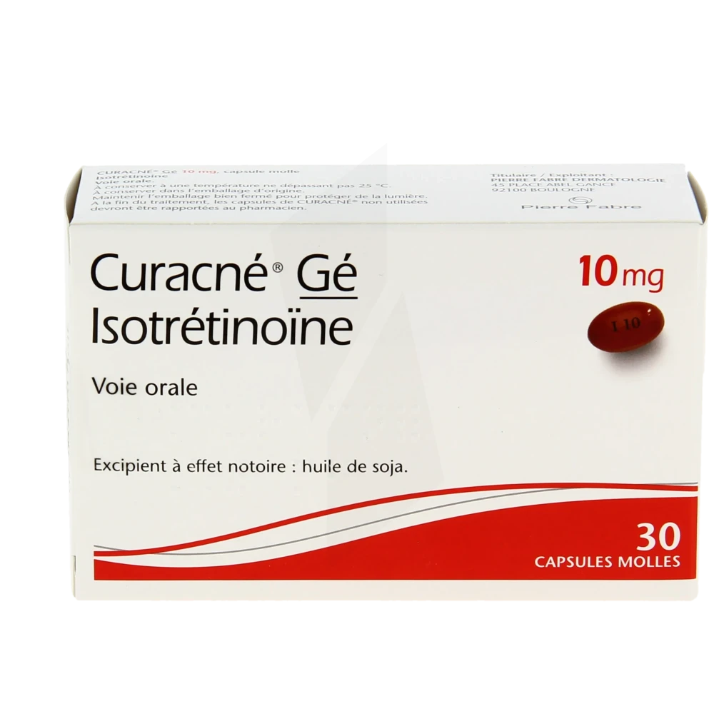 Pharmacie De La Bibliothèque - Médicament Curacne 10 Mg, Capsule ...