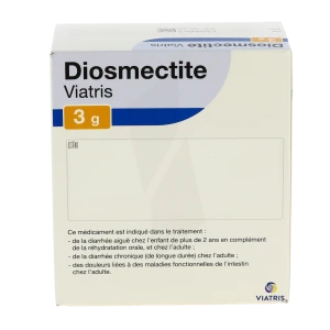 Diosmectite Viatris 3 G, Poudre Pour Suspension Buvable En Sachet