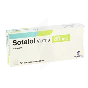 Sotalol Viatris 80 Mg, Comprimé Sécable