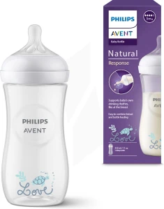 Avent Bib Nat Response 330ml Love