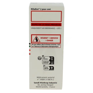 Rifadine 2 Pour Cent, Suspension Buvable