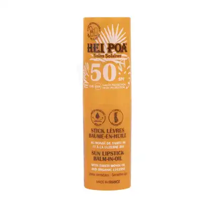 Hei Poa Monoi Solaire Ao Spf50 Stick Lèvres Baume En Huile T/4g à Montricoux