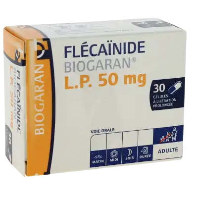 FLECAINIDE BIOGARAN LP 50 mg, gélule à libération prolongée