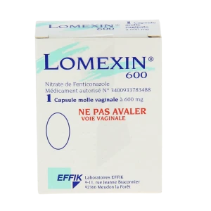 Lomexin 600 Mg Caps Molle Vaginale Plq/1