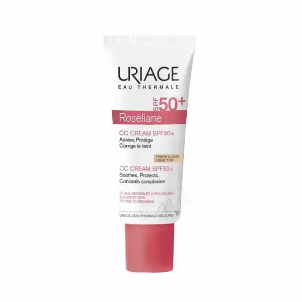 Uriage Roseliane Cc Cream Spf50+ Crème Soin Teinté Anti-rougeurs T/40ml