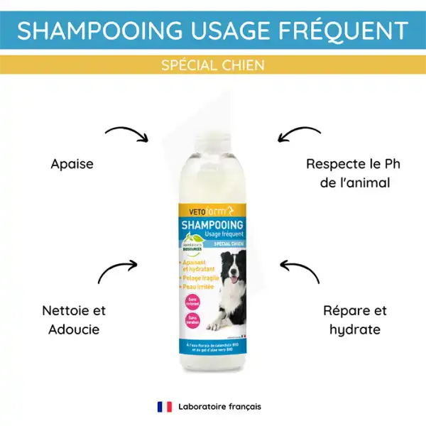 Vetoform Shampoing Usage Fréquent Spécial Chien 200 Ml