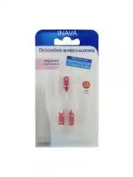 Inava - Recharges Brossettes Interdentaires 1,9mm Rouge, 3 Recharges à Narrosse