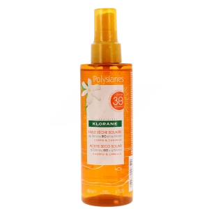 Klorane Solaire Huile Sèche Solaire Spf30 Tamanu Bio Et Monoï Spray De 200 Ml