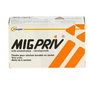 Migpriv, Poudre Pour Solution Buvable En Sachet