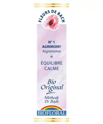 Biofloral Fleurs De Bach N°1 Agrimony Elixir à Annecy