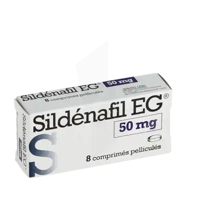 Sildenafil Eg 50 Mg, Comprimé Pelliculé à CHAMPAGNOLE