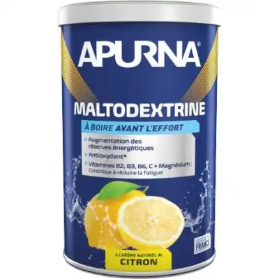 Apurna Maltodextrine Poudre pour boisson citron 100% naturel B/500g