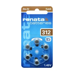 Renata 312 Pile Auditiv Zinc-air B/6